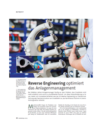 Instandhaltung – Ausgabe 08/2017, Seiten 44-45: „Reverse Engineering optimiert das Anlagenmanagement“
